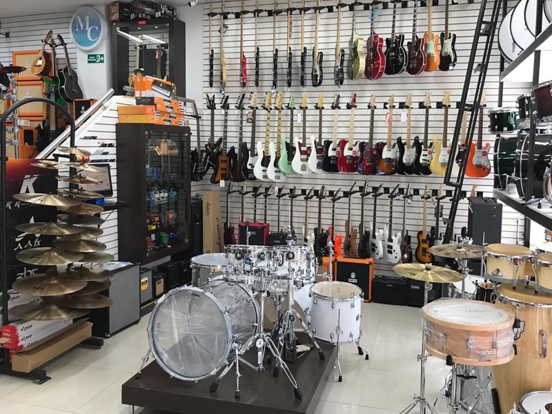 Tiendas instrumentos musicales Bogotá